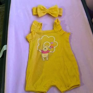 Disney Romper w: Headband